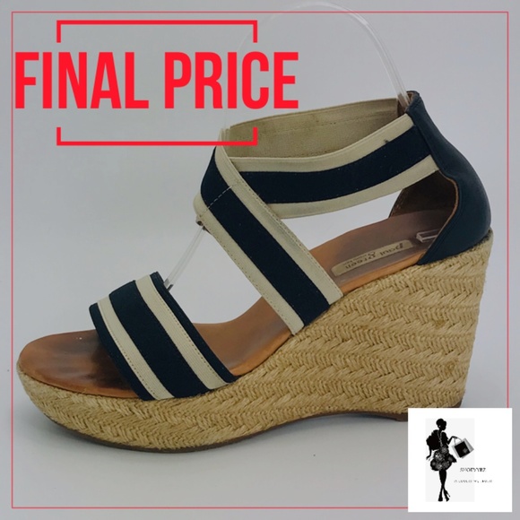 Paul Green Shoes - Paul Green Monique Munchen Navy Nautical Wedge